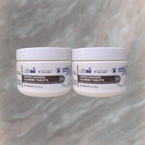 CaffeNu coffee mcahine cleaning tablets 60 count 2 pack